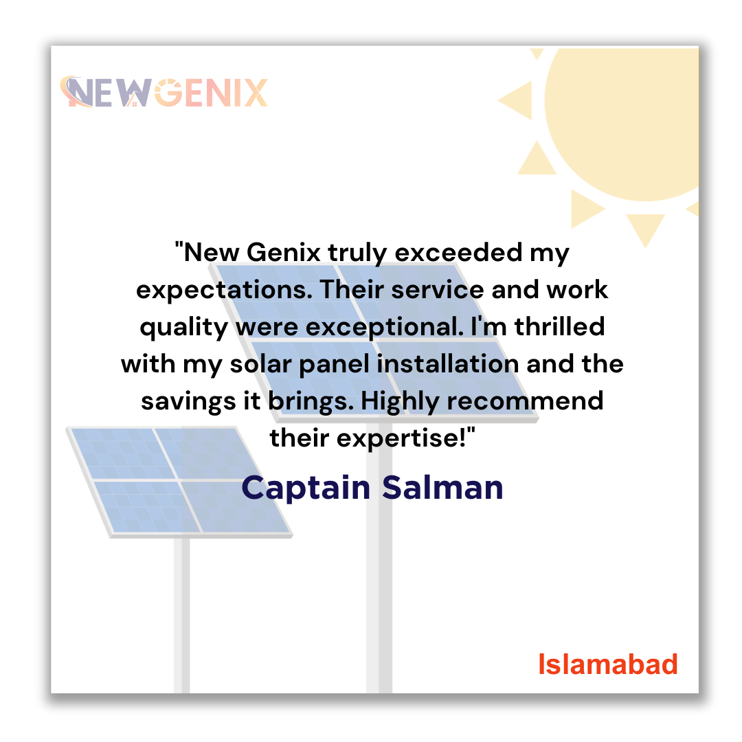 New Genix - New Genix Solar System Installer in Pakistan