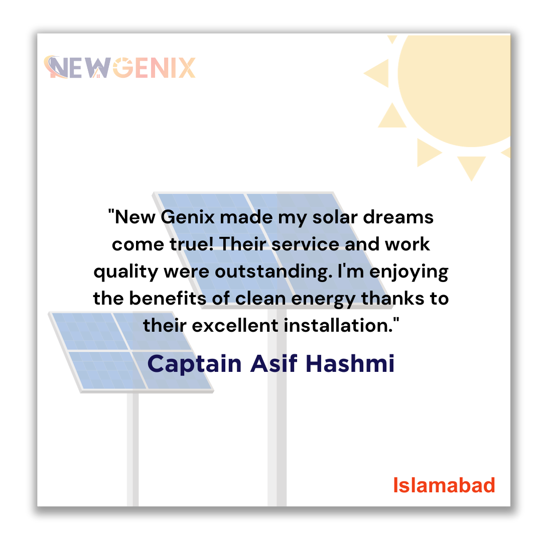 New Genix - New Genix Solar System Installer in Pakistan